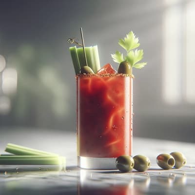 Hiasan Populer untuk Bloody Mary Pedas