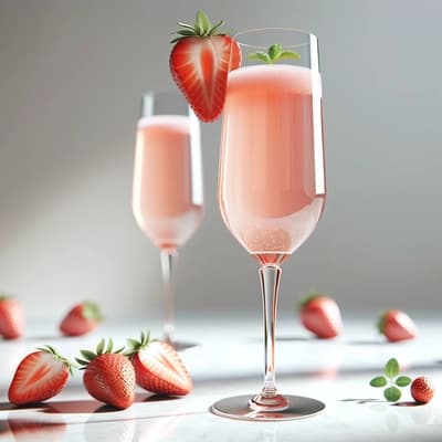 Mimosa Champagne Dâu Tây cho Các Dịp Lễ Kỷ Niệm