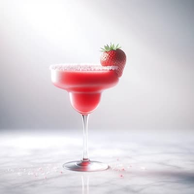 Margarita de fresa con Grand Marnier