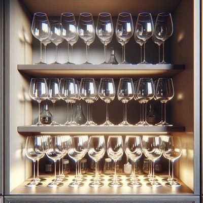 La Mejor Forma de Guardar Copas de Vino