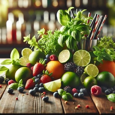 Ingredientes Populares para Cócteles Veganos