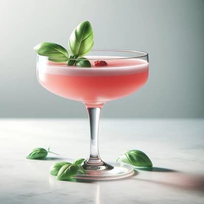 Sabores y Receta del Gimlet de Sandía y Albahaca