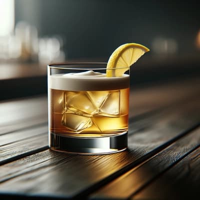 Una clara contra dos claras en un Whiskey Sour