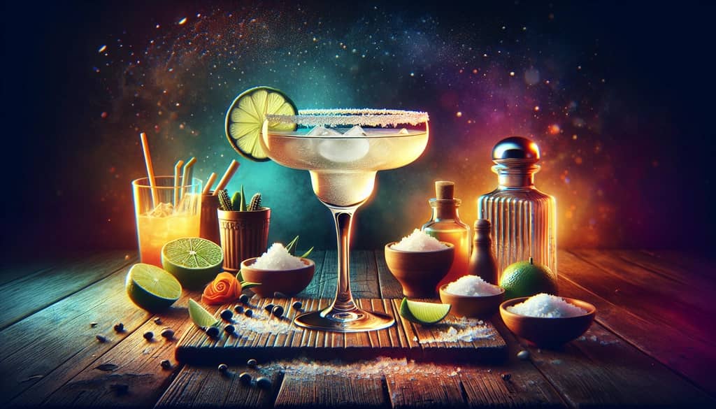 A beautifully crafted Casamigos tequila margarita, showcasing the perfect harmony of flavors