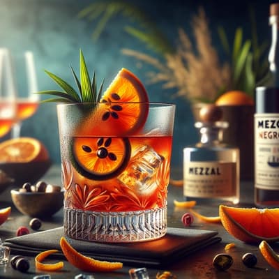 Ein rauchiger Dreh: Die perfekte Mezcal Negroni zubereiten