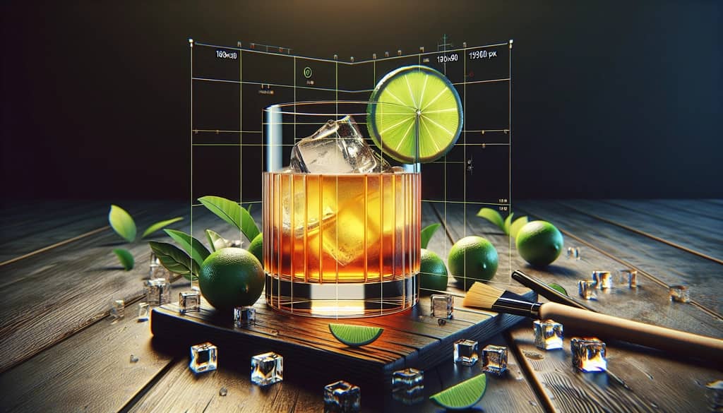 A beautifully crafted Whiskey Sour cocktail with lime juice, garnished with a lime wheel