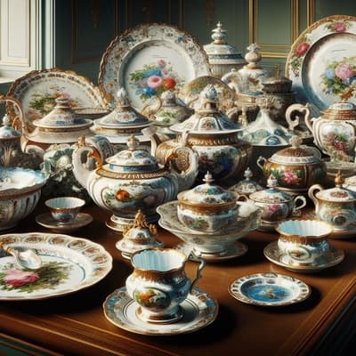 The Decorative Elegance of Floradora: Exploring Fine China and Collectibles