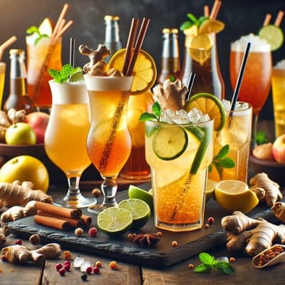 Erkundung erfrischender alkoholfreier Ingwerbier-Cocktails