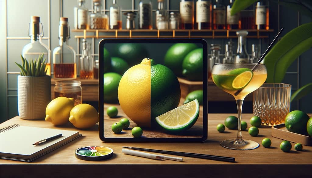 A comparison between lemon and lime, exploring their use in a Whiskey Sour cocktail.