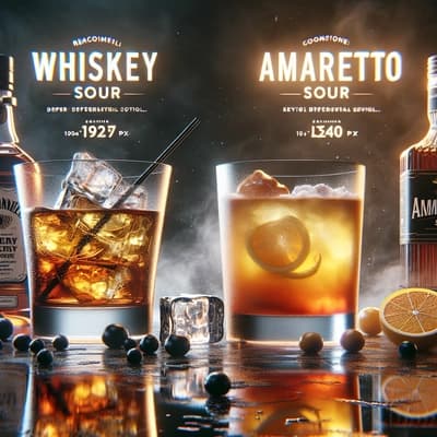 Whiskey Sour vs. Amaretto Sour: Key Differences and Flavor Profiles