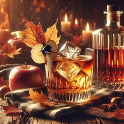 An Autumnal Classic: Bourbon Apple Cider Old Fashioned