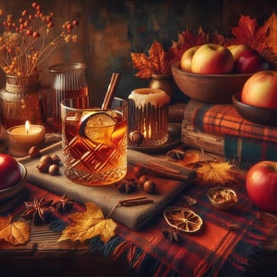 An Autumnal Classic: Bourbon Apple Cider Old Fashioned
