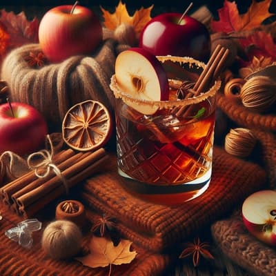 Ein Herbstklassiker: Bourbon Apple Cider Old Fashioned