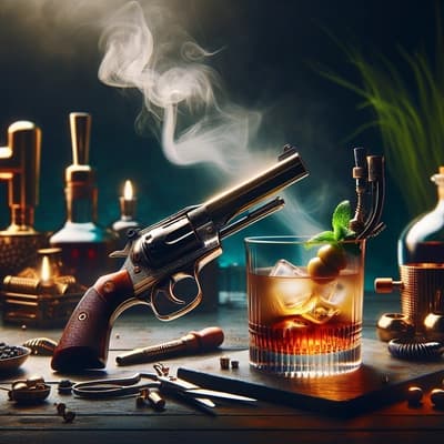 Der Revolver-Cocktail: Herstellung eines rauchigen Klassikers mit Bourbon-Note