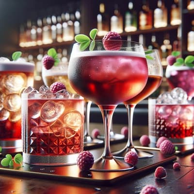 Exploring Flavor Variations in the Clover Club: Raspberry and Gin Combinations