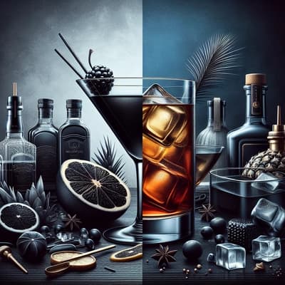 A Comparative Taste Test: Black Manhattan vs. Classic Manhattan