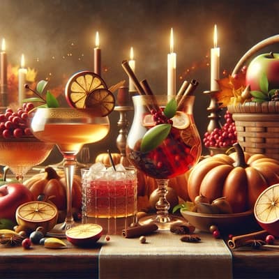 Erkundung traditioneller Thanksgiving-Cocktail-Aromen
