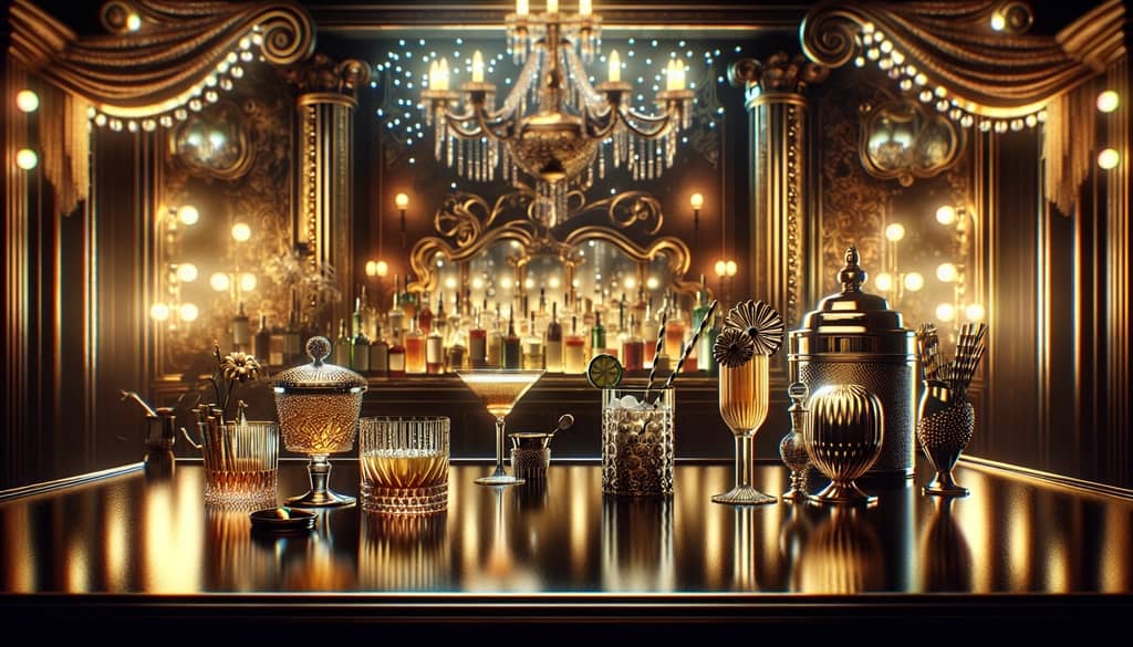 A glamorous Mary Pickford cocktail, evoking the elegance of Hollywood's golden age