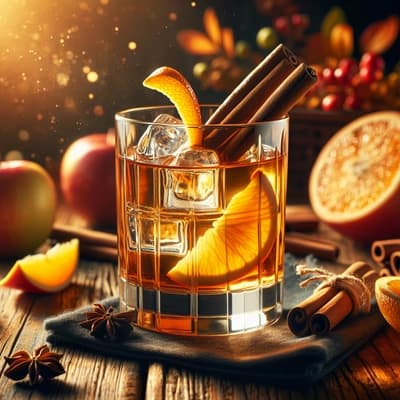 Ein herbstlicher Klassiker: Bourbon Apple Cider Old Fashioned