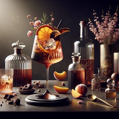 Innovative Amaro Spritz Variationen: Mit Schokoladenbitters und Pfirsich