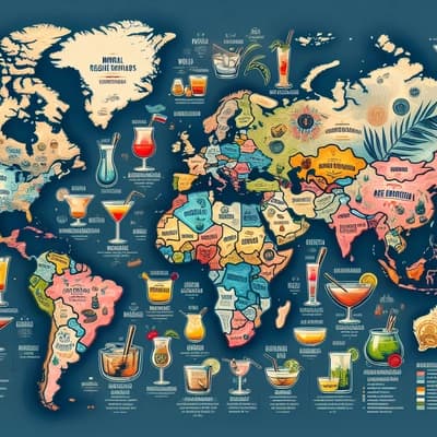 Entdeckung der Welt der regionalen Cocktails