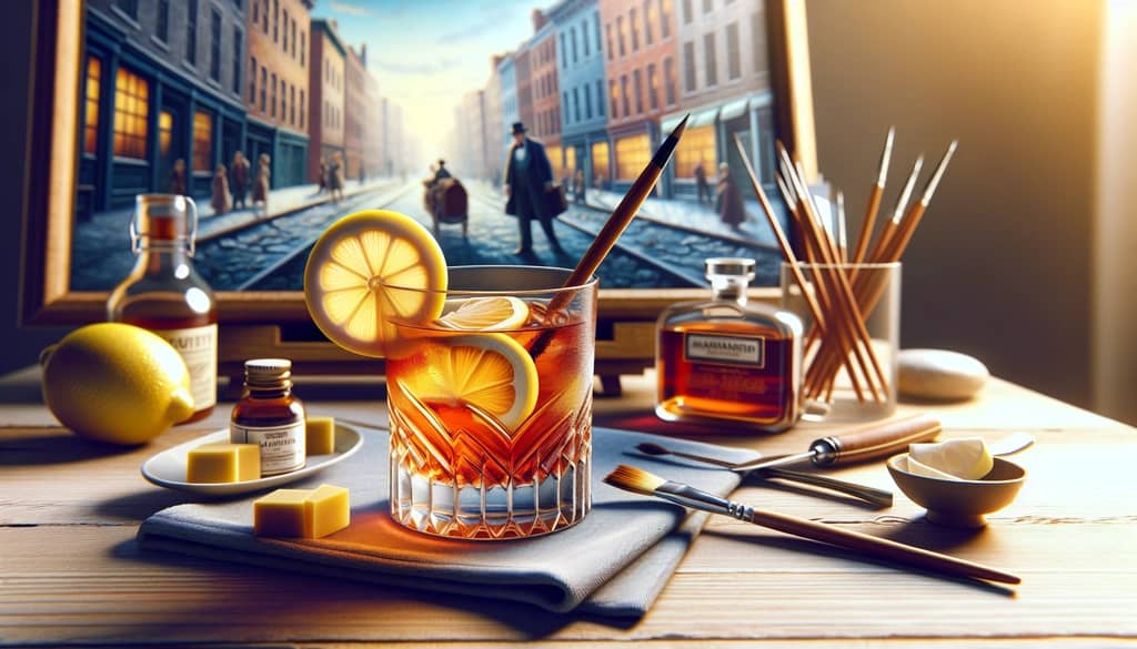 A refreshing Boston Sour cocktail garnished with lemon, showcasing the traditional and modern takes on this classic drink