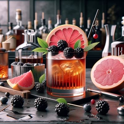 Flavor Pairing in Bourbon Sidecar: Blackberry and Grapefruit Variations