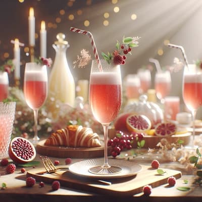 Innovative Cranberry-Mimosa-Variationen: Weiße und Granatapfel-Abwandlungen