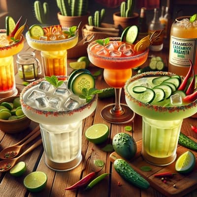 Innovative Variationen der Casamigos Margarita: Würzige und Gurkenversionen