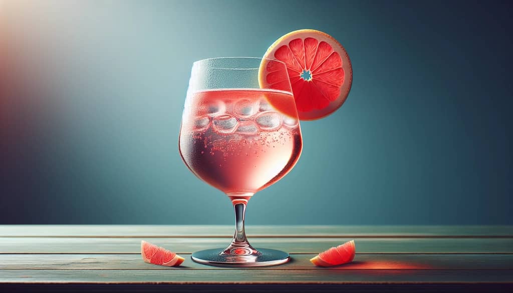 A refreshing Finnish Long Drink with a slice of grapefruit, essential for health-conscious drinkers