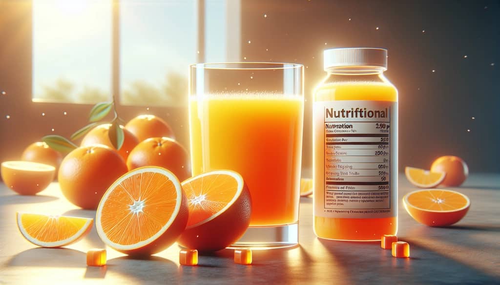 A refreshing glass of orange juice highlighting its health benefits and nutrients