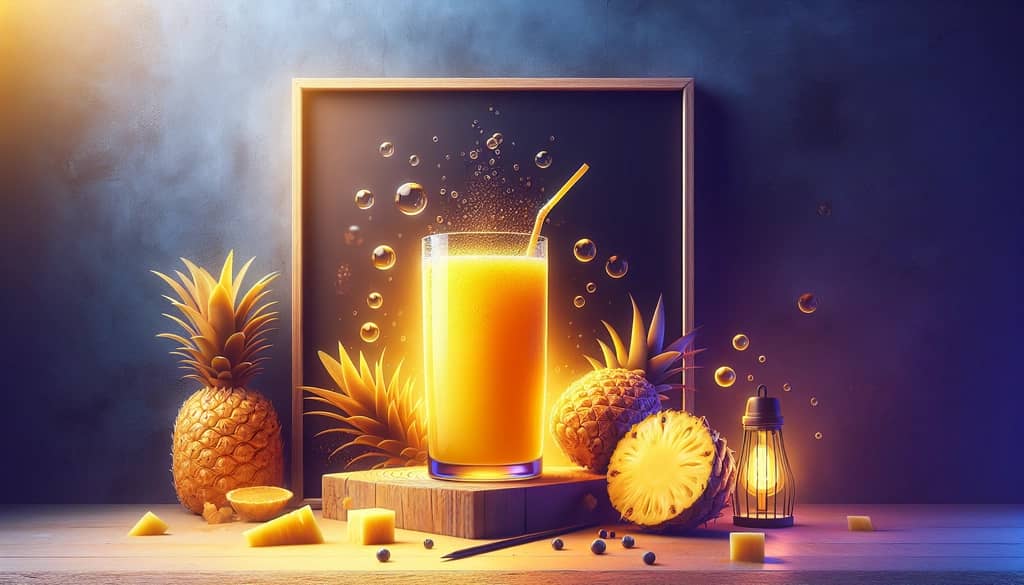 A refreshing glass of pineapple juice, highlighting its numerous health benefits.