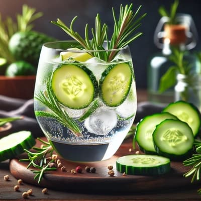 Herstellung eines Paleo-freundlichen alkoholfreien Gin Tonic