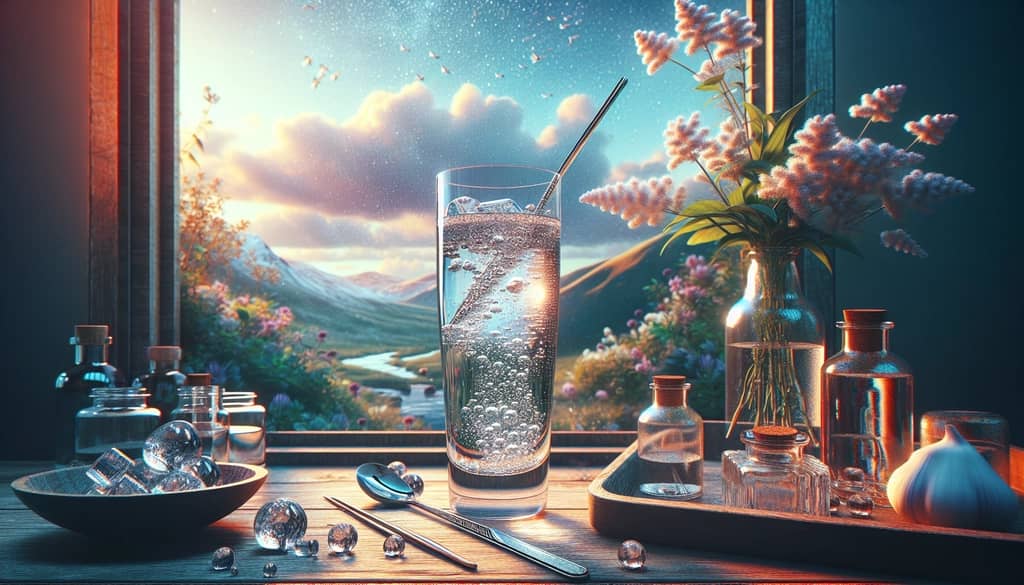 A soothing combination of bitters and soda, ideal for calming an upset stomach.