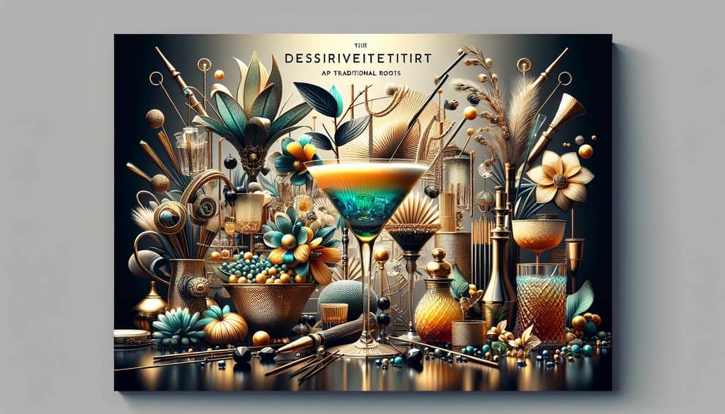 A vibrant and luxurious Bijou Cocktail, symbolizing the essence of its classic origin.