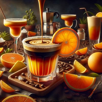Innovative Geschmacksverschmelzung: Herstellung eines Espresso-Orangen-Margarita