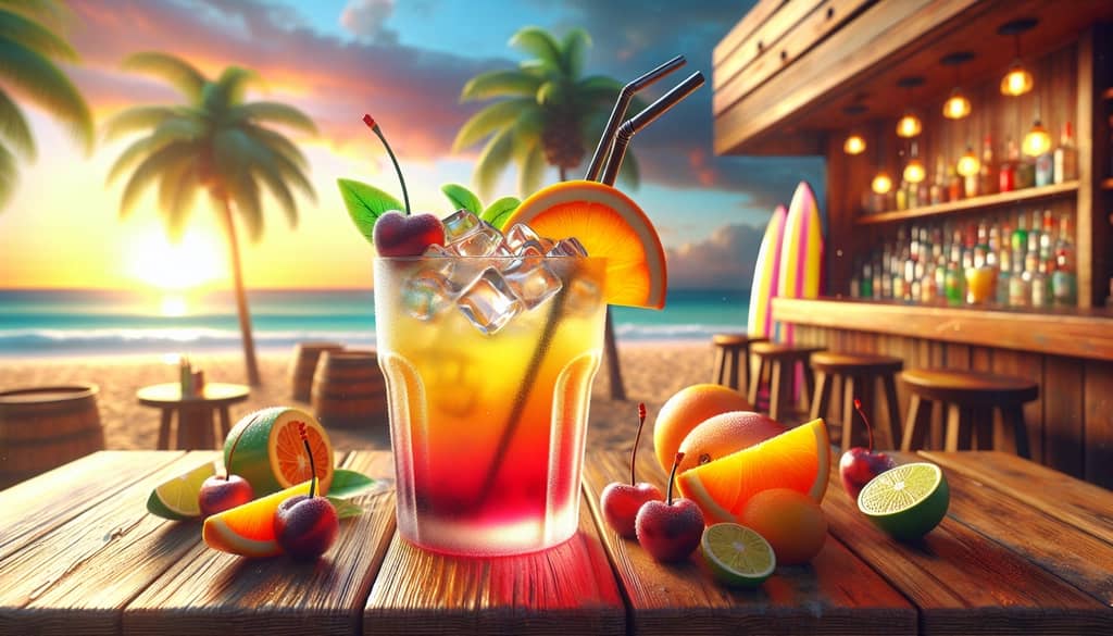 A vibrant display of the classic Virgin Tequila Sunrise and its delightful variations