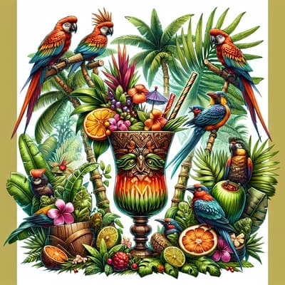 From Jungle Birds to Tiki Drinks: The Multifaceted World of the Jungle Bird