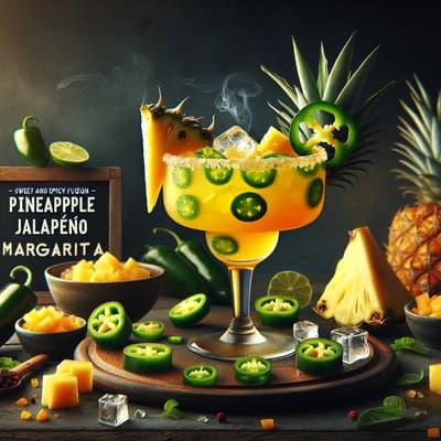 Pineapple Jalapeño Margarita: A Refreshing Twist on the Rocks