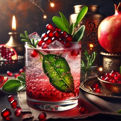 Exploring the Vibrant Flavours of a Classic Pomegranate Gin Fizz