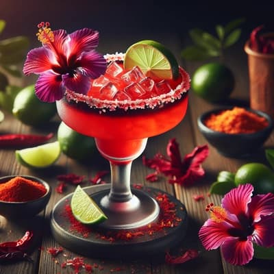 Exploring Exotic Flavors: The Spicy Hibiscus Mezcal Margarita