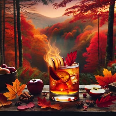 An Autumnal Classic: Bourbon Apple Cider Old Fashioned