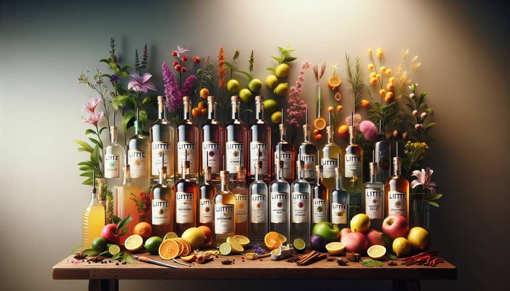 An array of Lillet bottles and ingredients showcasing the versatility in crafting cocktails for all seasons.