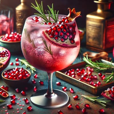 Granatapfel Gin Fizz: Eine erfrischende Variante