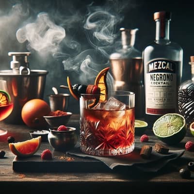Ein rauchiger Twist: Den perfekten Mezcal Negroni kreieren