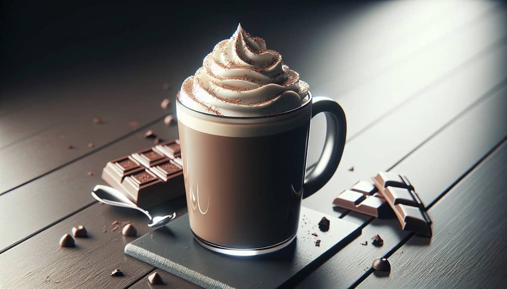 Cà phê cổ điển với Kahlua trong cốc có kem đánh