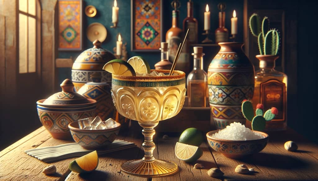 Classic Paloma cocktail served in a traditional Mexican setting, reflecting its origin and history.