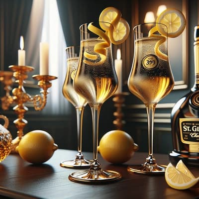 Elevate Your Celebrations with the Elegance of St. Germain Champagne Cocktails