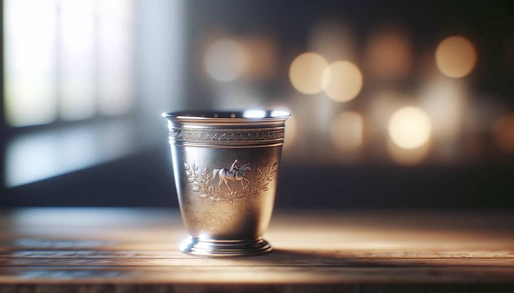 engraved silver julep cup heirloom