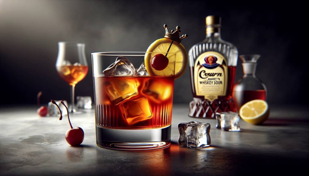 Flavors and presentation tips for a sophisticated Crown Amaretto Whiskey Sour